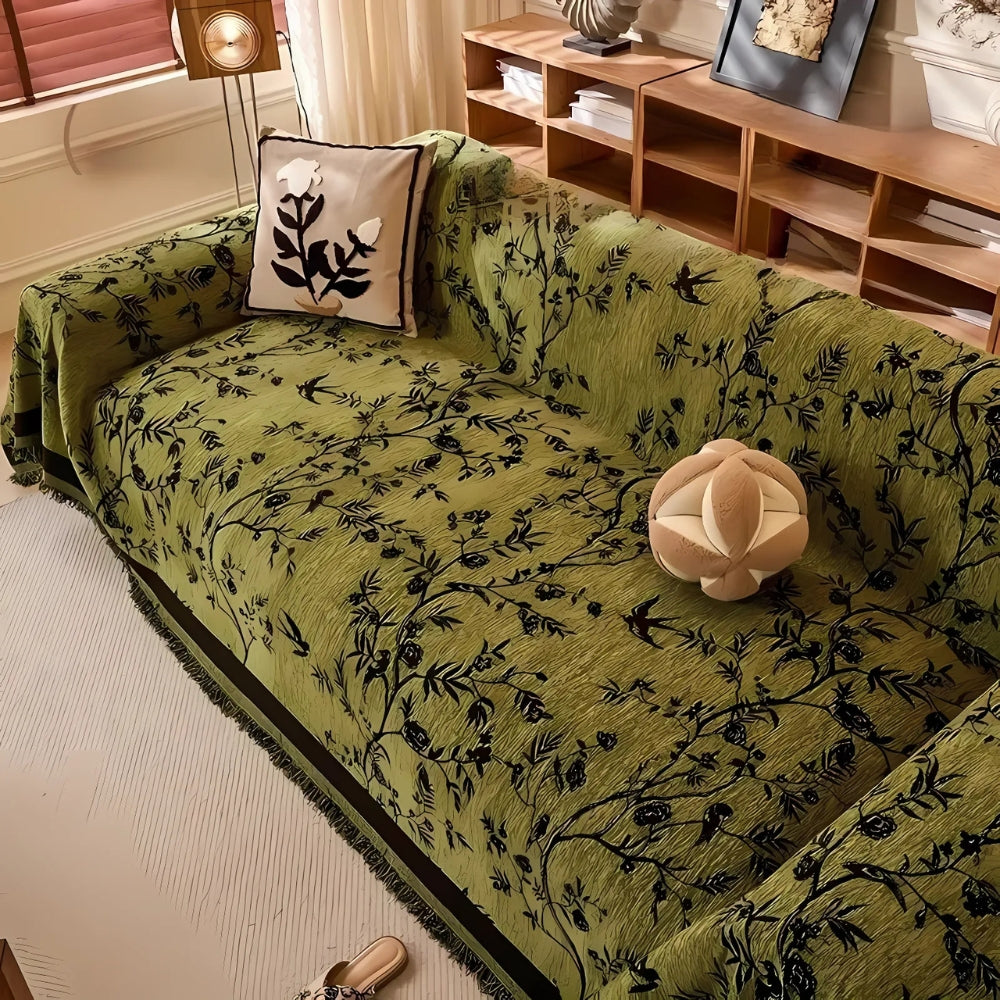 Housse de Canapé en Chenille Élégante Ormel