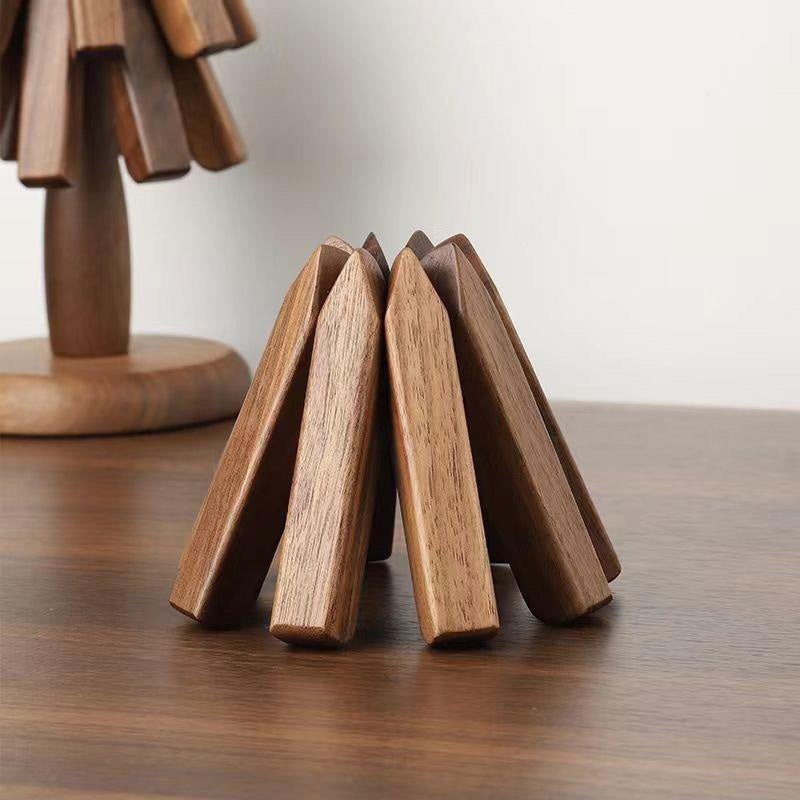 Trivet™ Sous-plat en bois pour plats chauds