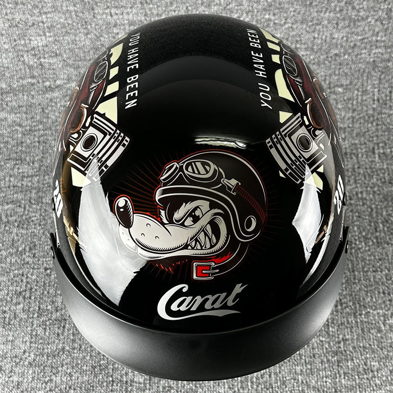 Casque de Ville pour Chopper avec Design Minimaliste