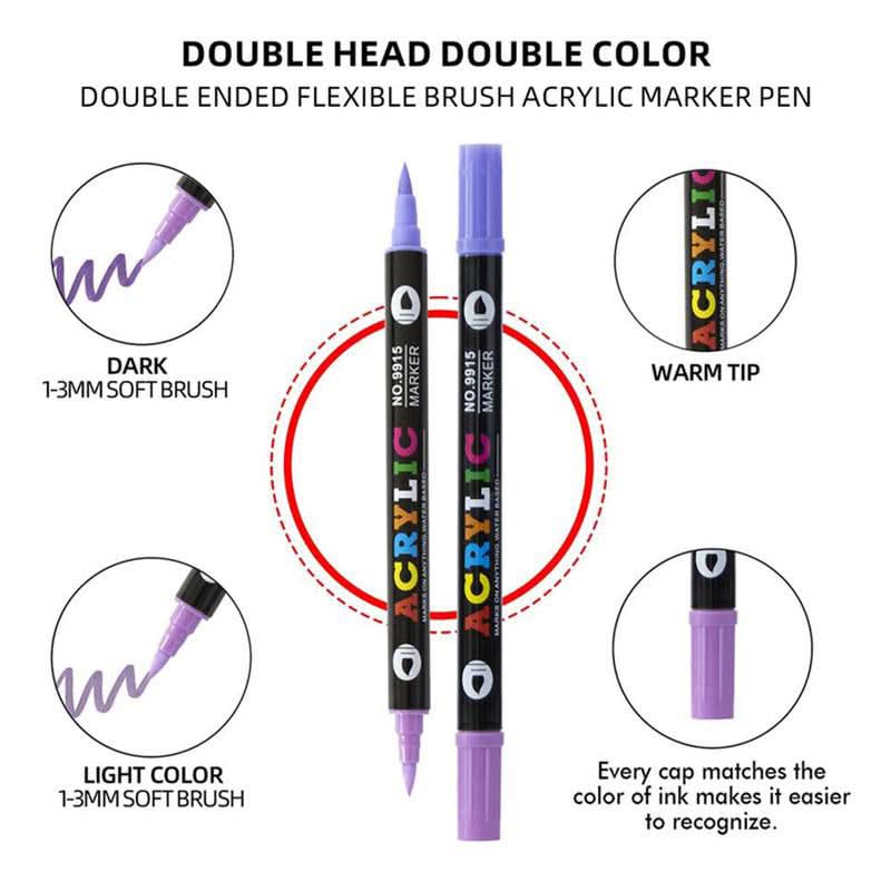 Stylos de peinture acrylique pour des créations vibrantes