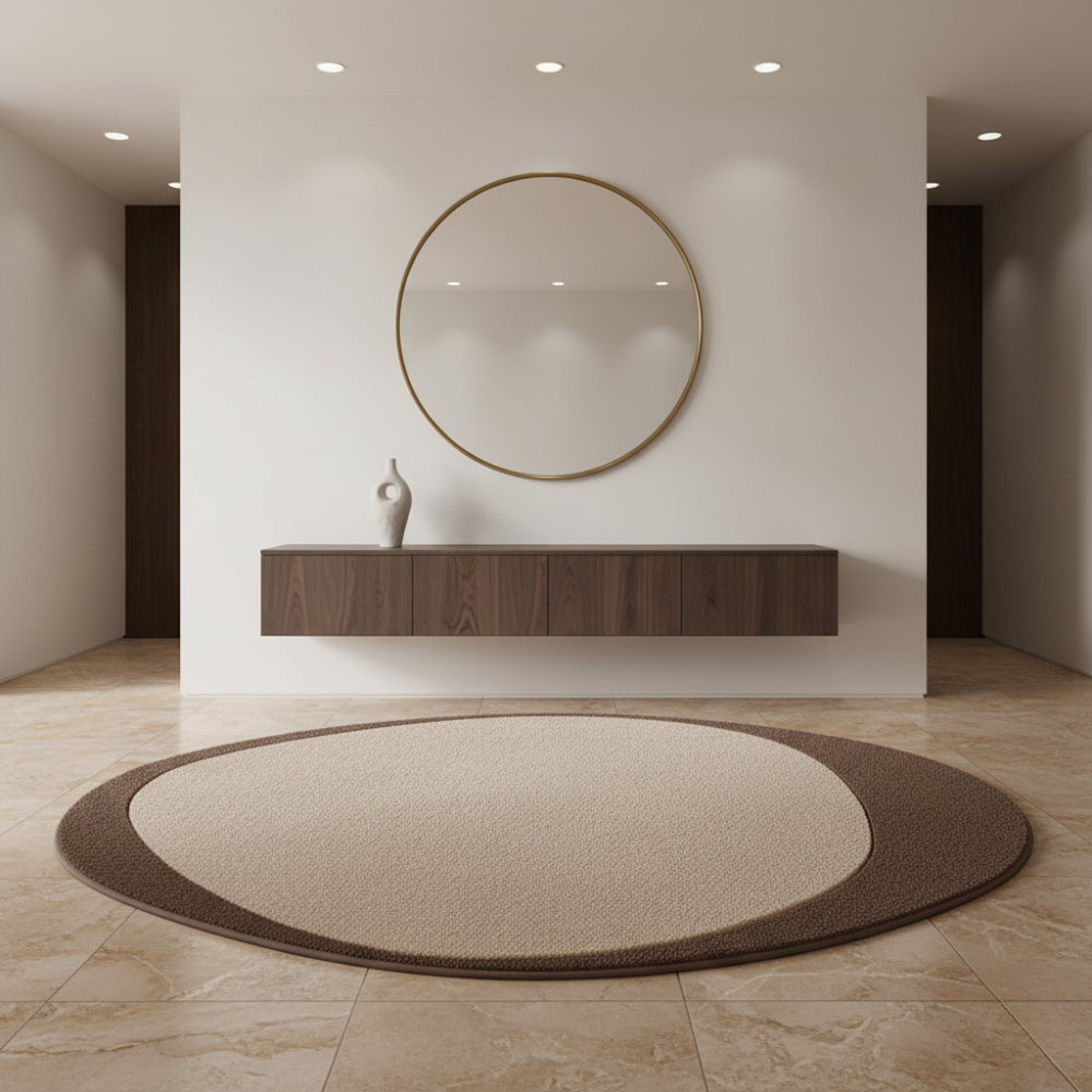Arvella | Tapis en peluche irrégulier, tapis moderne et doux pour le salon et la chambre