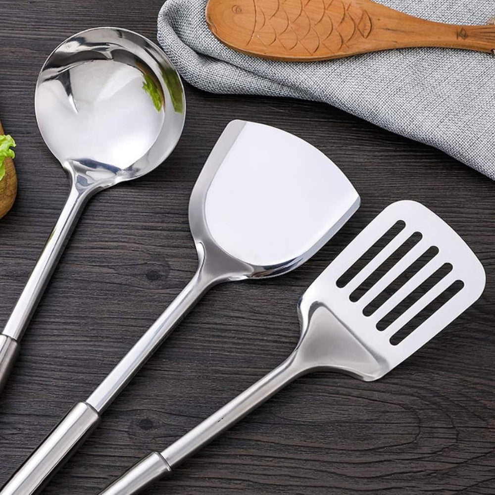 Skanto | Ustensiles de Cuisine en Acier Inoxydable Premium | Ensemble de 5 pièces