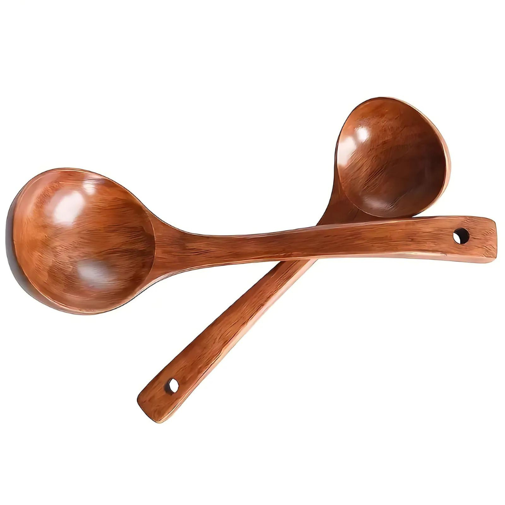 Cuillère à Soupe en Bois Naturel - 1pc