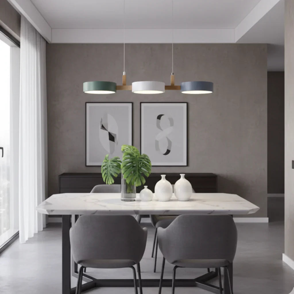 Lustre Nordique Moderne - Éclairage Suspendu Multi-Lumière pour Espaces de Salle à Manger et Cuisine