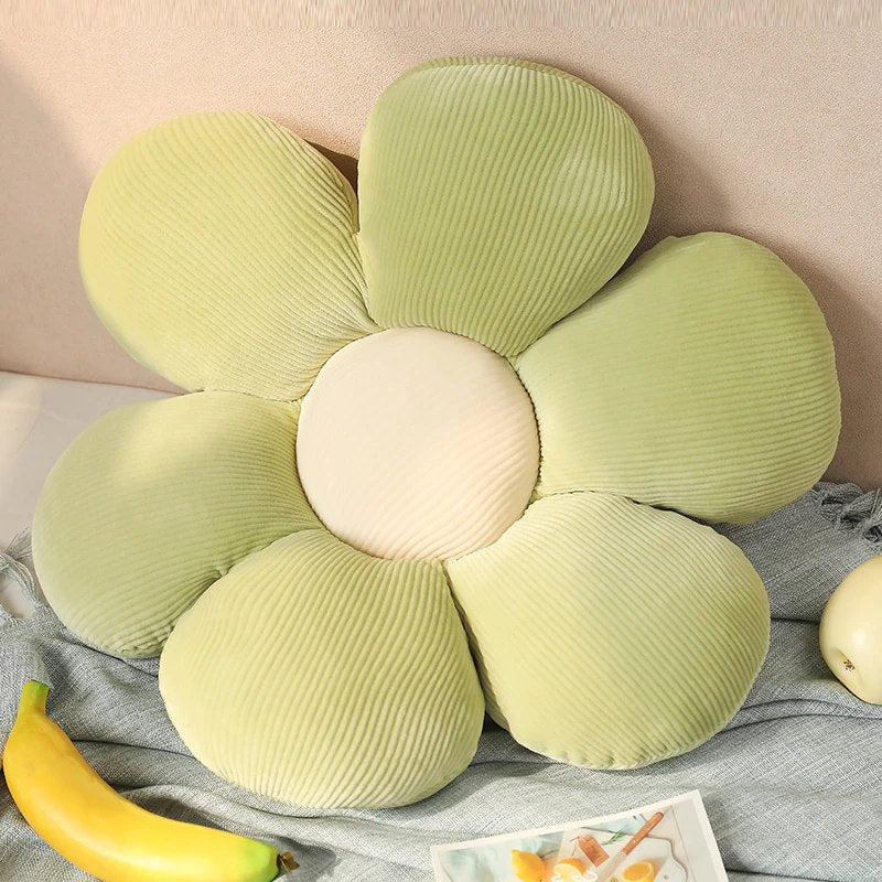 Coussin Décoratif en Velours en Forme de Fleur 40 Cm