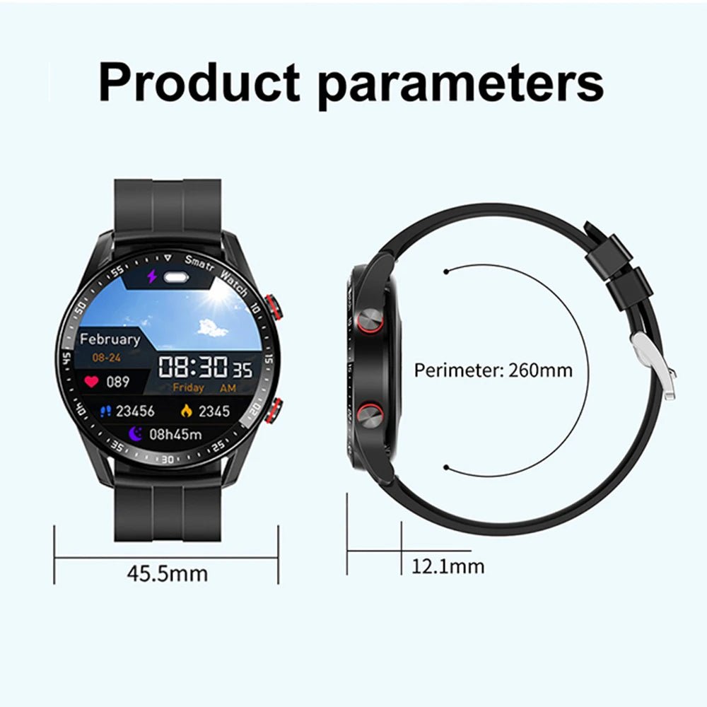 Montre Intelligente avec EKG et Moniteur de Pouls – SmartGuard