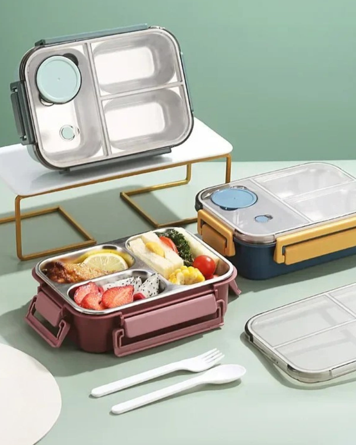 Conteneur alimentaire isolé avec couvercle hermétique