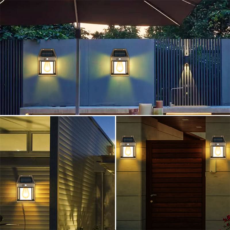 Lampe solaire pour jardin et extérieur