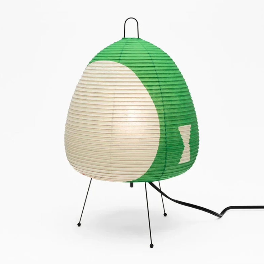 Yunari Haze - Lampe de sol et de table en papier de riz Wabi-Sabi pour une ambiance chaleureuse