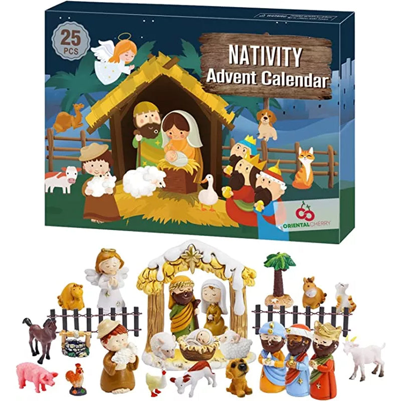 Calendrier de l'Avent Crèche de Noël - Pour une expérience de Noël magique