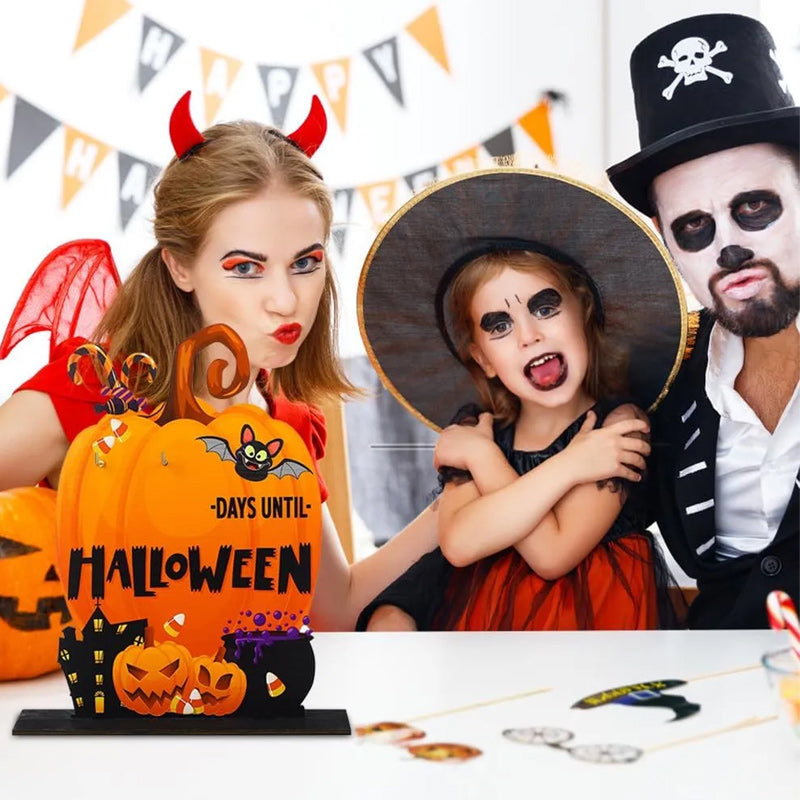 Calendrier de l'Avent Halloween en Bois