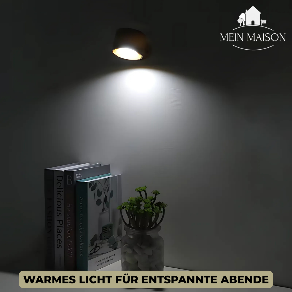 Applique LumiScandi | Sans fil & Rechargeable | Design Scandinave | Bois Chêne