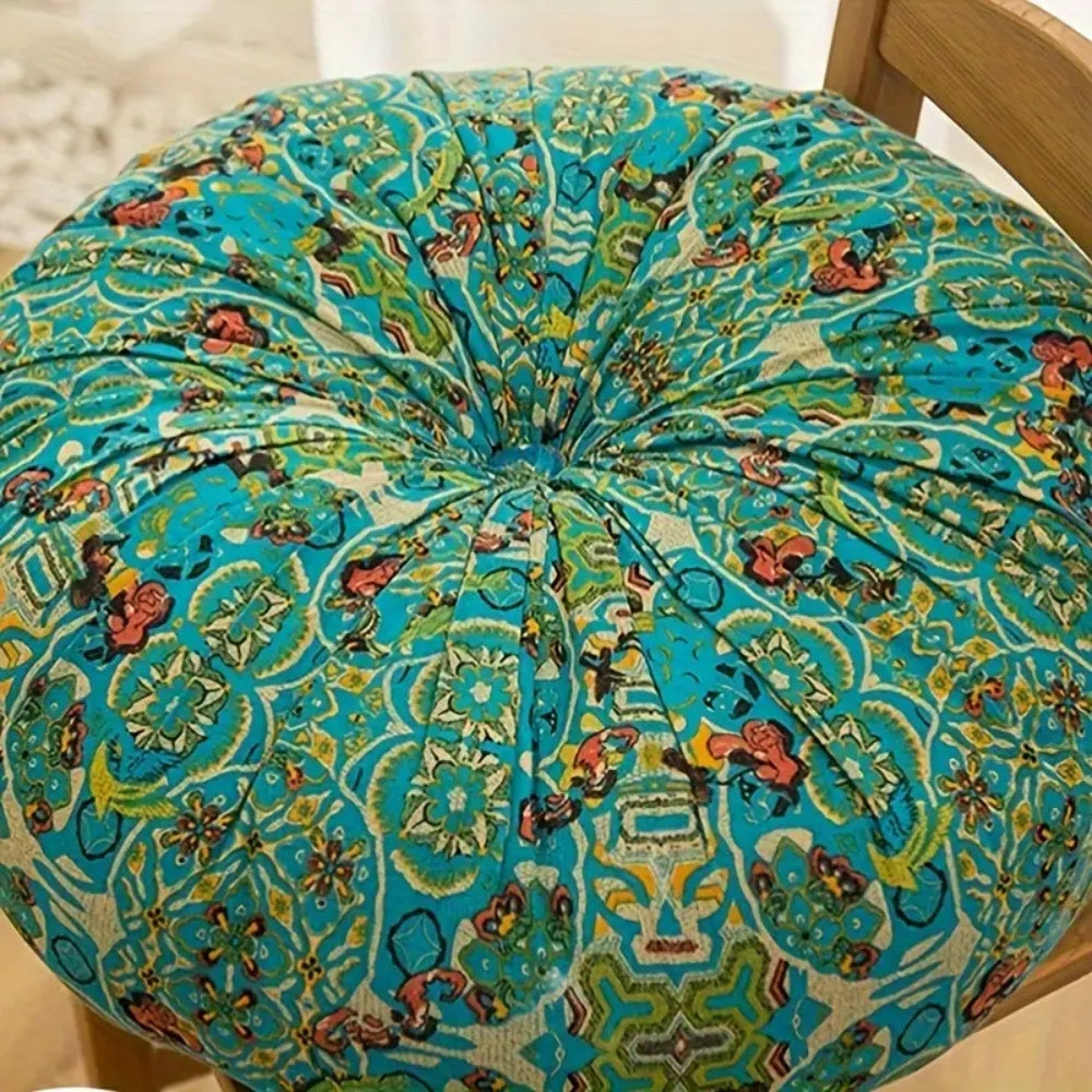 Coussin de Méditation en Velours Inspiré du Maroc