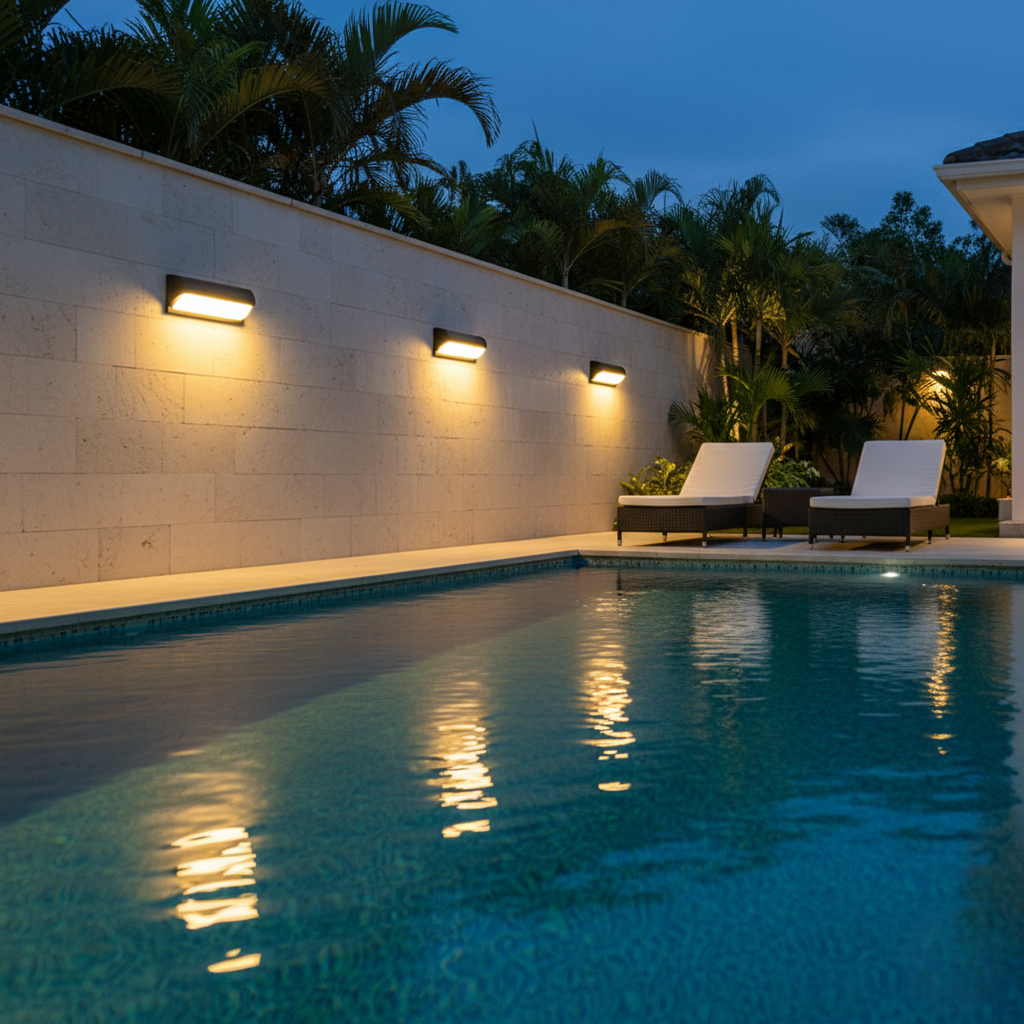 Lumière Murale Extérieure Moderne - Lanternes LED Étanches pour Jardin et Porche