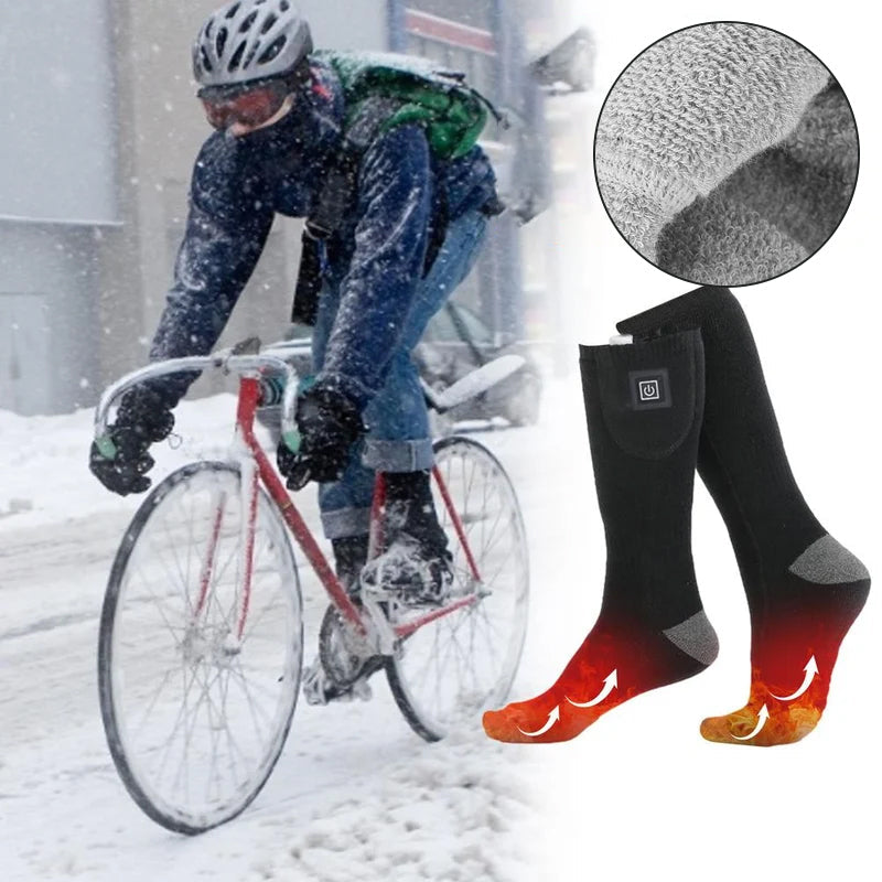 Chaussettes Chauffantes HeatWave – Rechargeables, Chaleureuses et Confortables