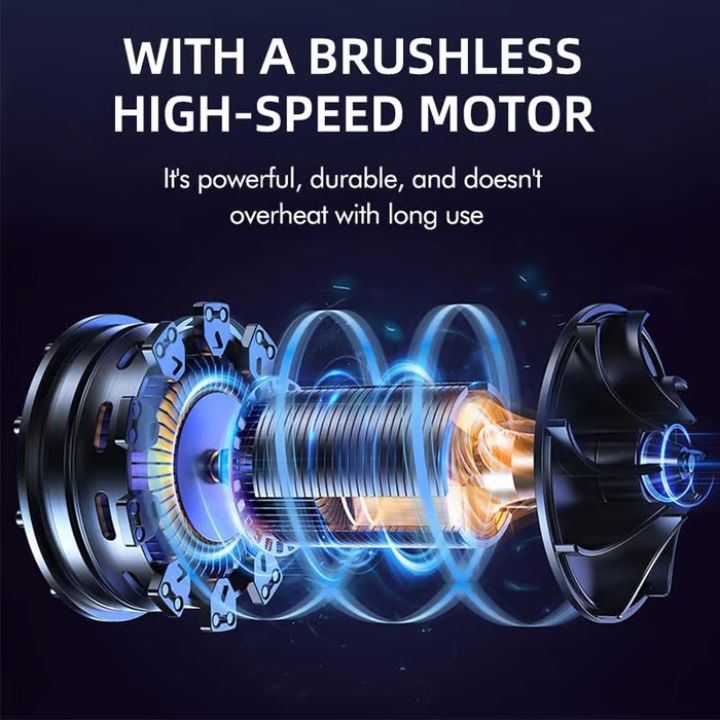 TurboFan Souffleur à air | Souffleur à air sans fil | Souffleur de nettoyage rechargeable pour électronique et maison