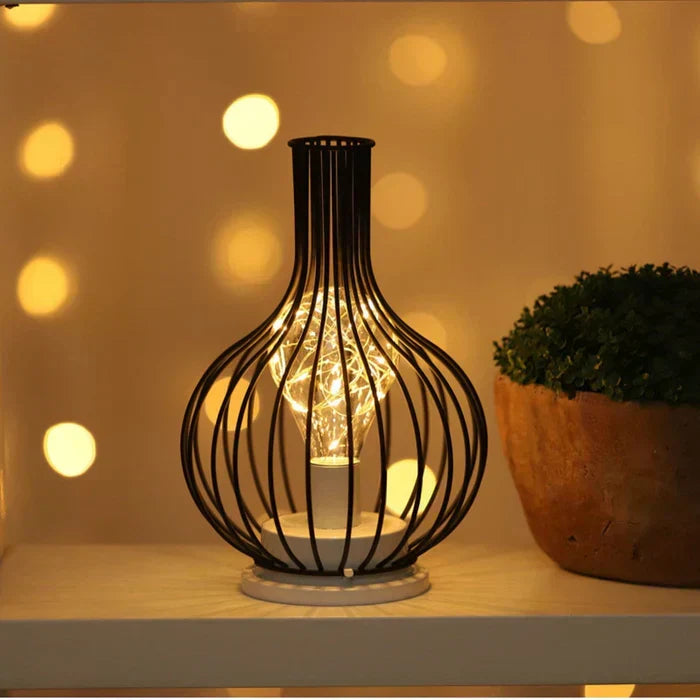 Lampe de Table en Métal avec Éclairage LED