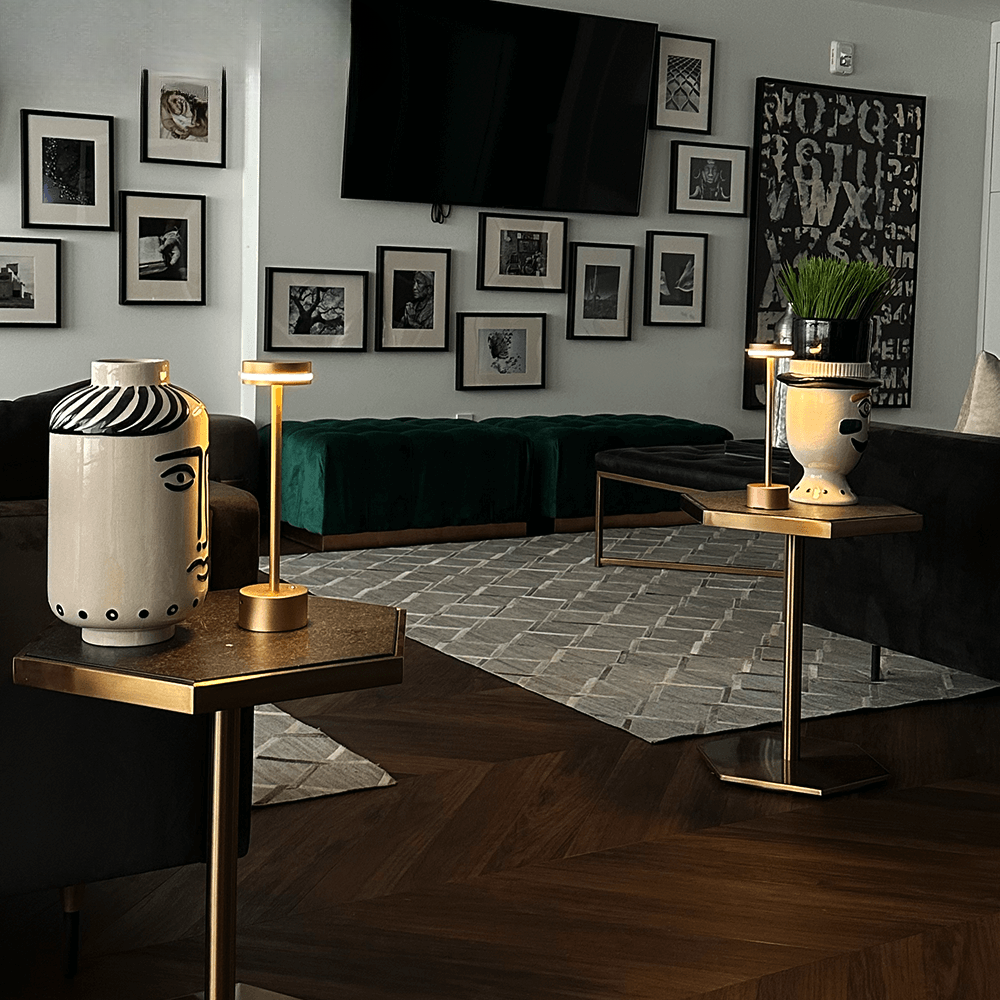 Lampe de table sans fil avec touch – lampe LED dimmable avec longue durée de vie de la batterie