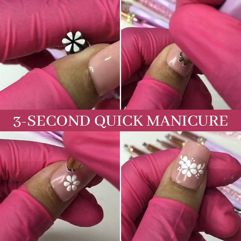 Tampon à Ongles - Stylo Tampon Simple pour l'Art des Ongles