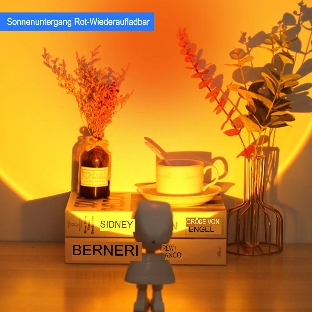 Lampe LED-Sunset – Projections de rêve pour des soirées agréables