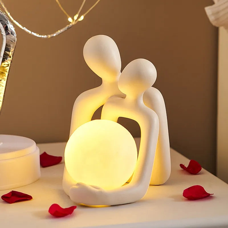 Lampe d'Ambiance en Céramique - LunaGlow