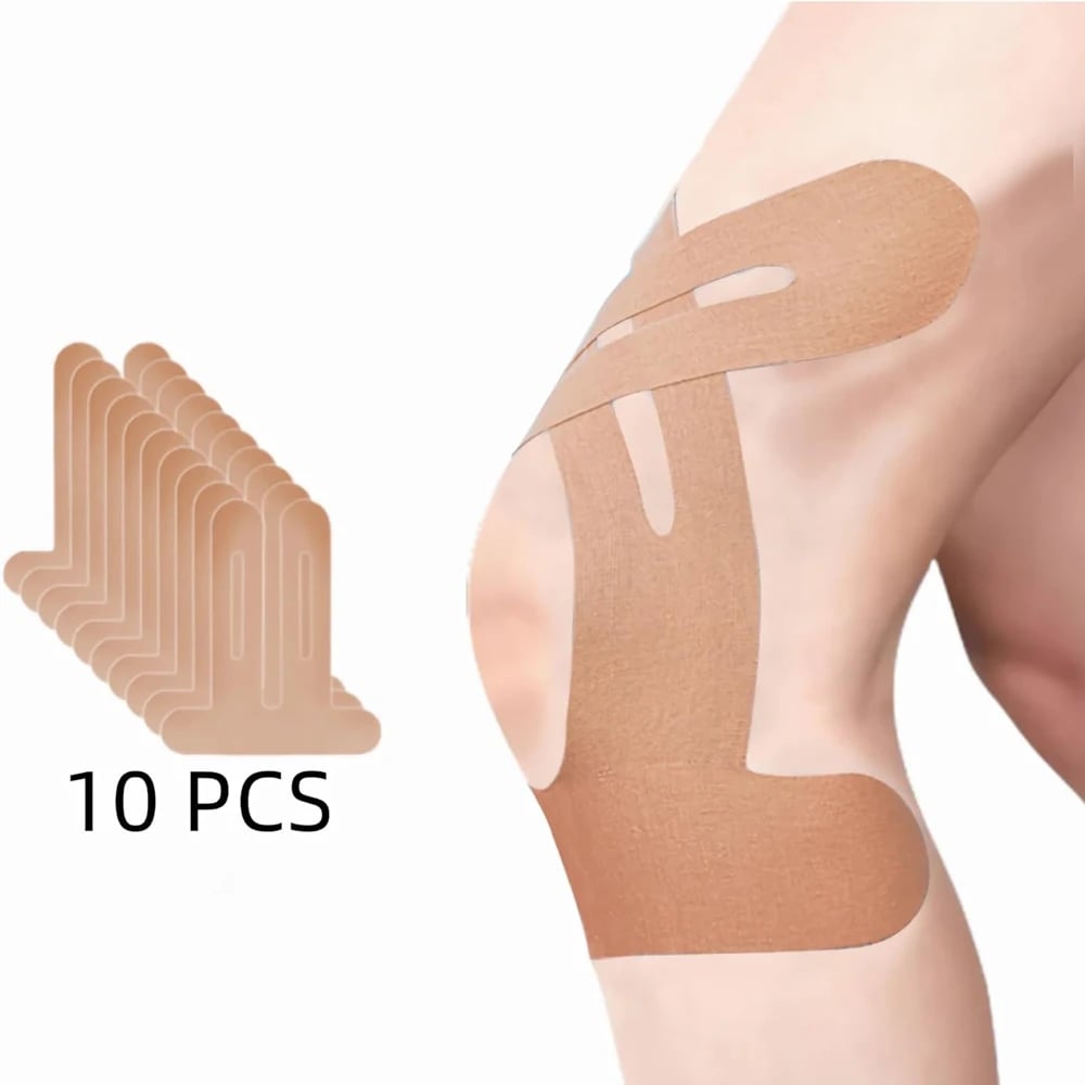 FlexiKnee – Bandes de Kinesio pré-découpées pour des mouvements sans douleur