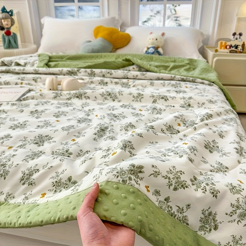 BLOOMCOOL – Couette d'été florale légère pour un confort de sommeil respirant