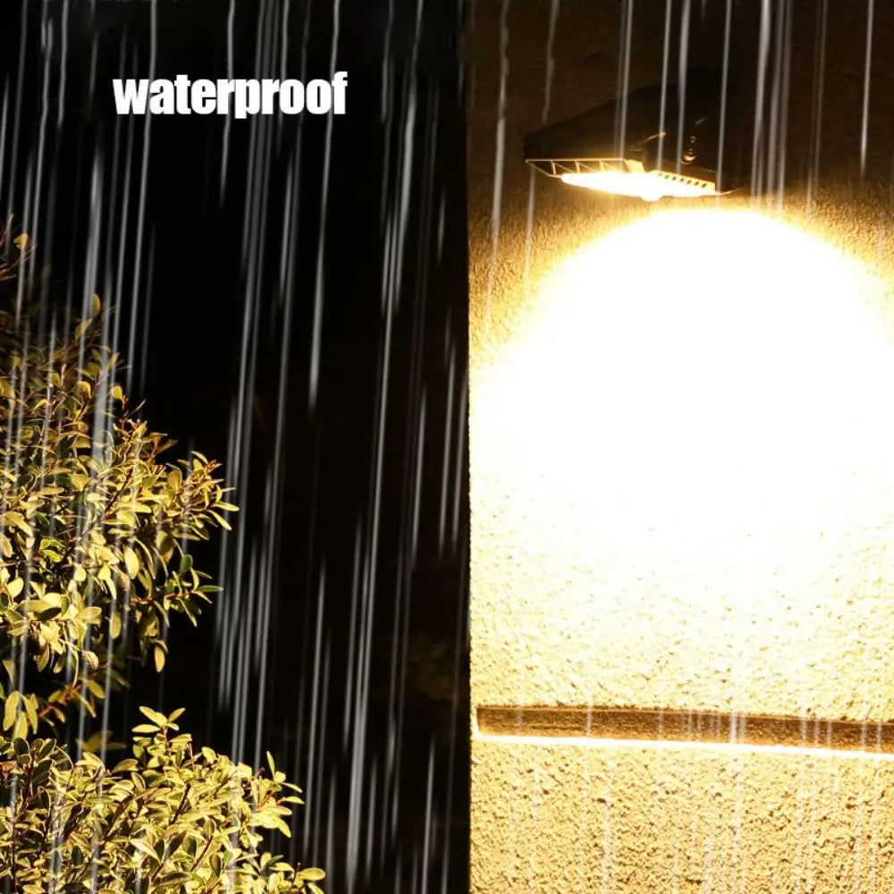 Lampe solaire avec détecteur de mouvement pour l'extérieur | Montage par clip sans outils | Lampe LED étanche | Couverture jusqu'à 30 m² | Temps de charge de 10 heures