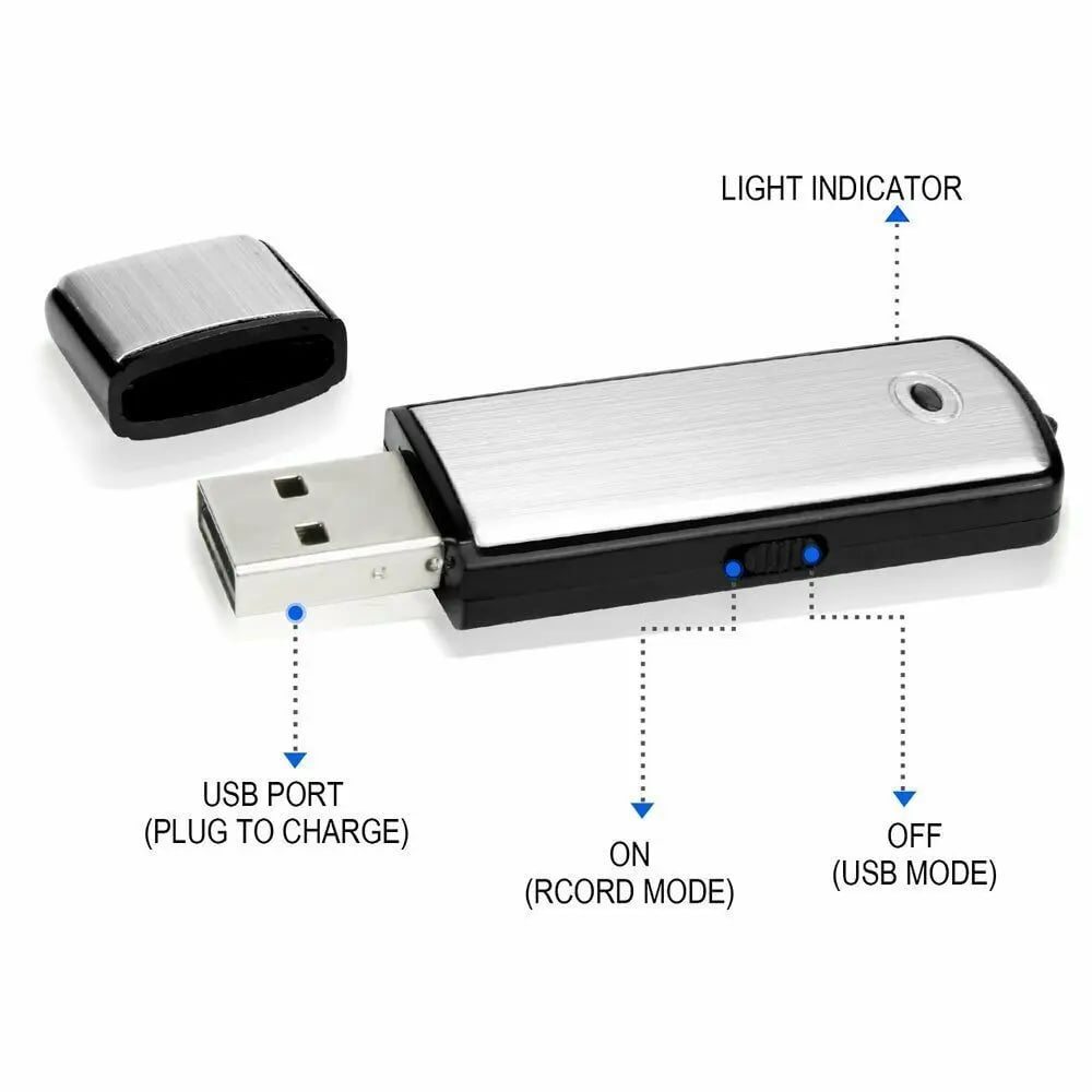 ECHONOVA – Enregistreur Audio USB avec Détection de Voix Intelligente