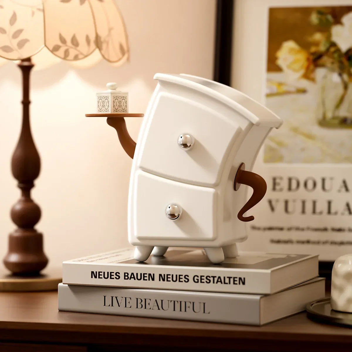 Boîte de Rangement avec Plusieurs Compartiments pour Bijoux et Clés