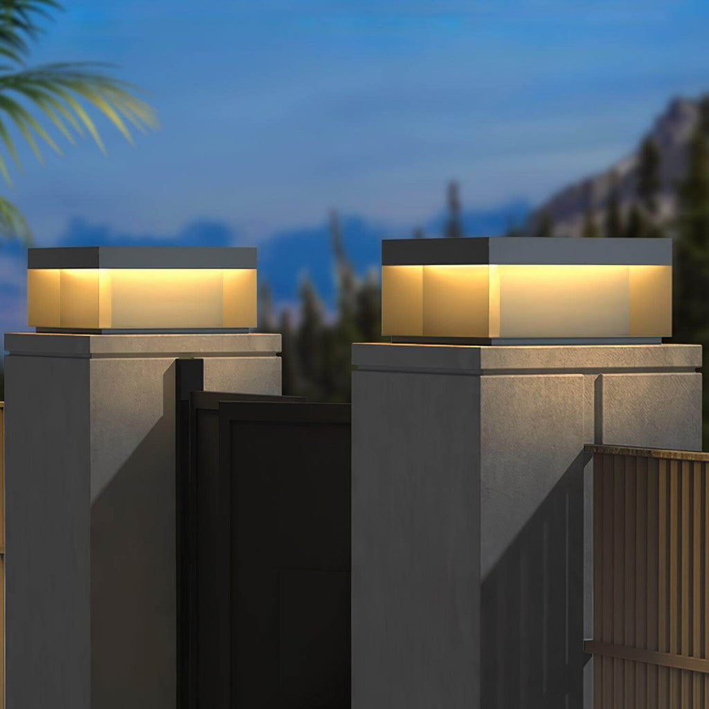 Lampe de Poste Solaire d'Extérieur - Étanche IP65
