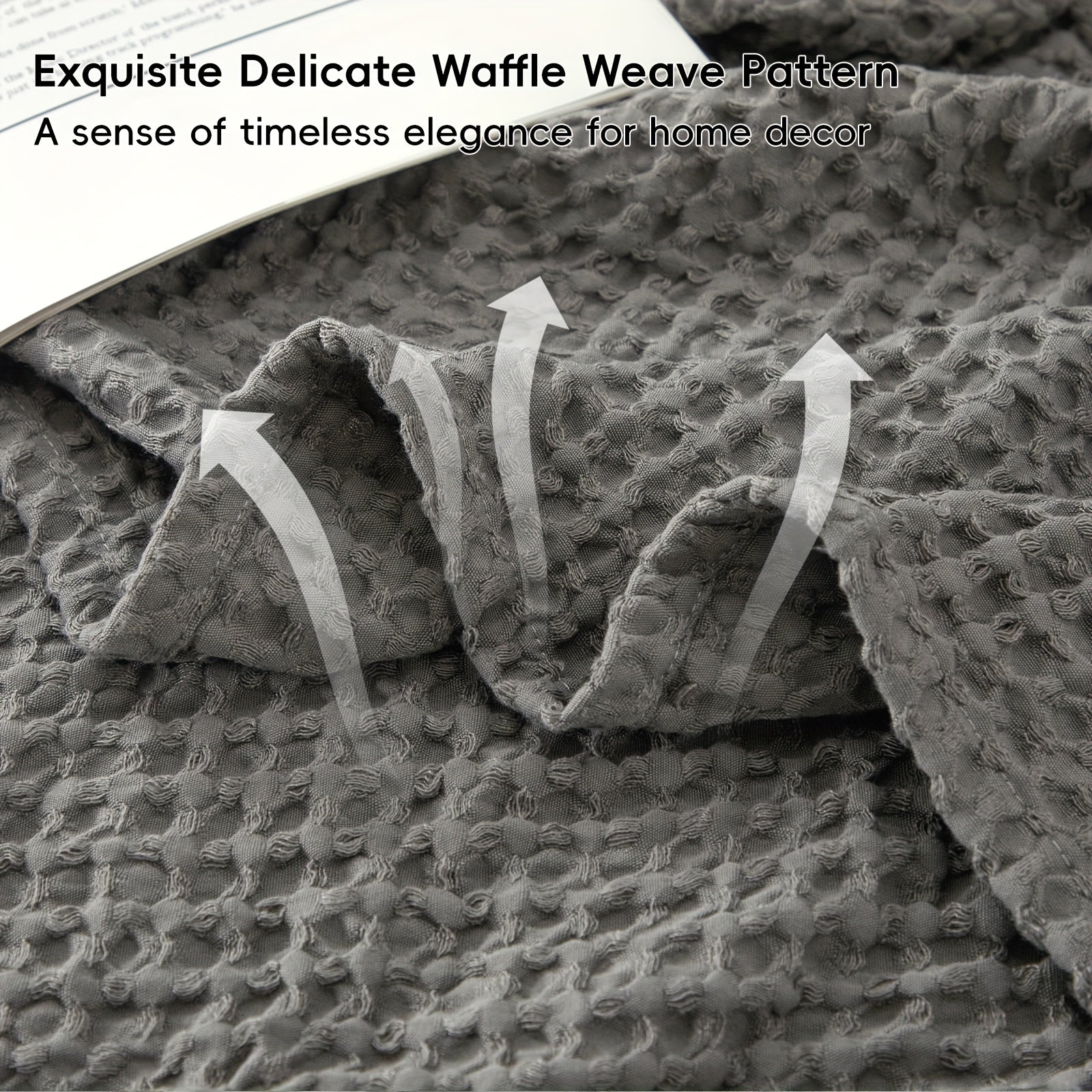 CLOUDWEAVE – Couverture légère en waffle pour un confort douillet toute l'année