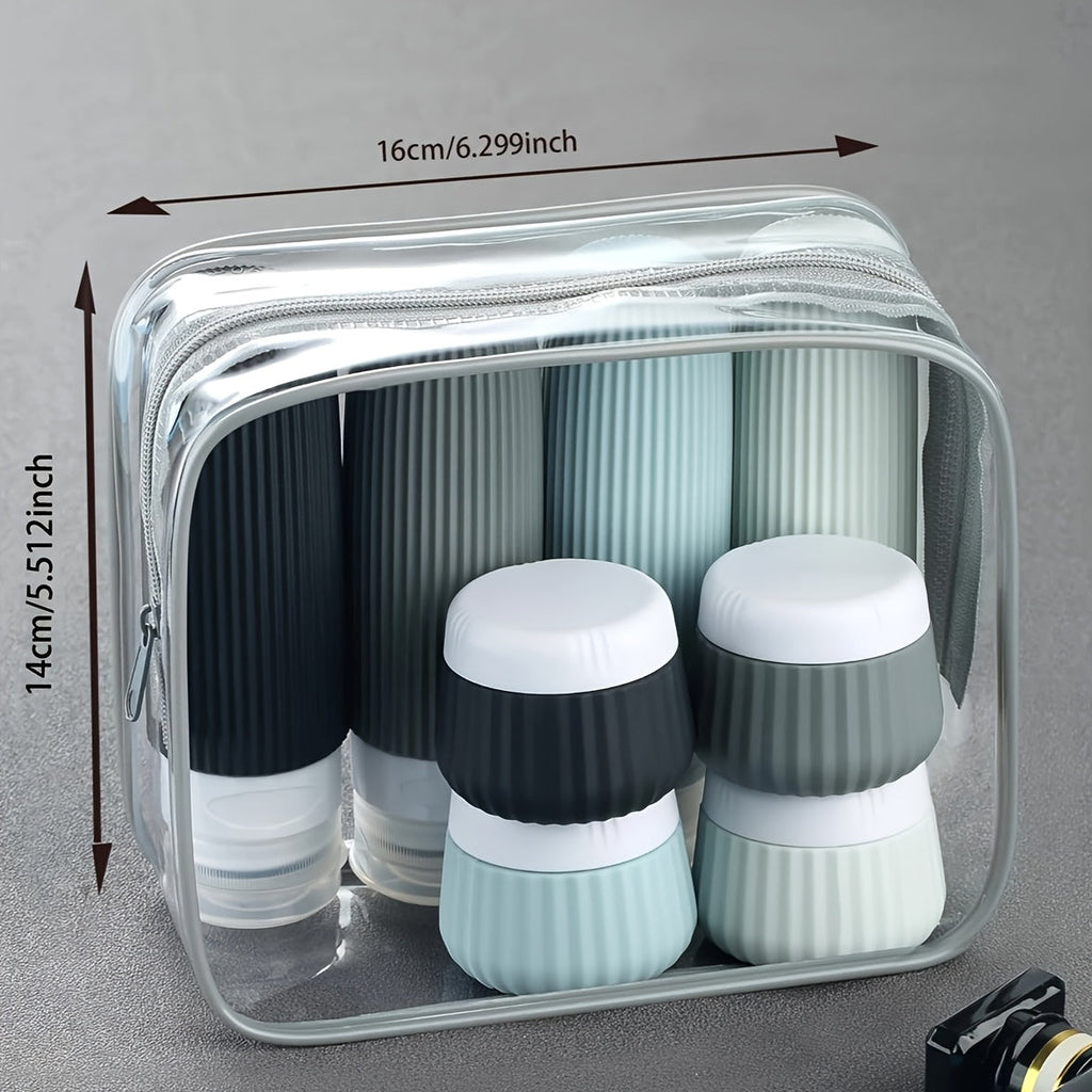 Set de Flacons de Voyage Pratiques – Sûrs et Pratiques pour Voyager