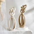 Sculpture d'amour intemporelle, élégante et symbolique