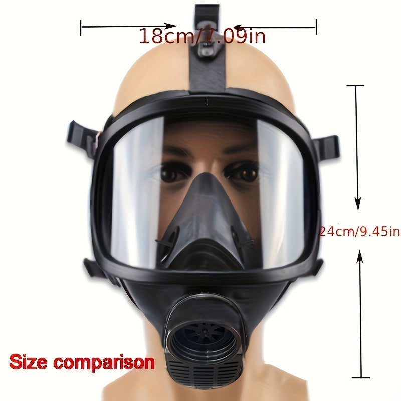 Masque à gaz facial tactique Guardian - Protection ultime contre les dangers chimiques