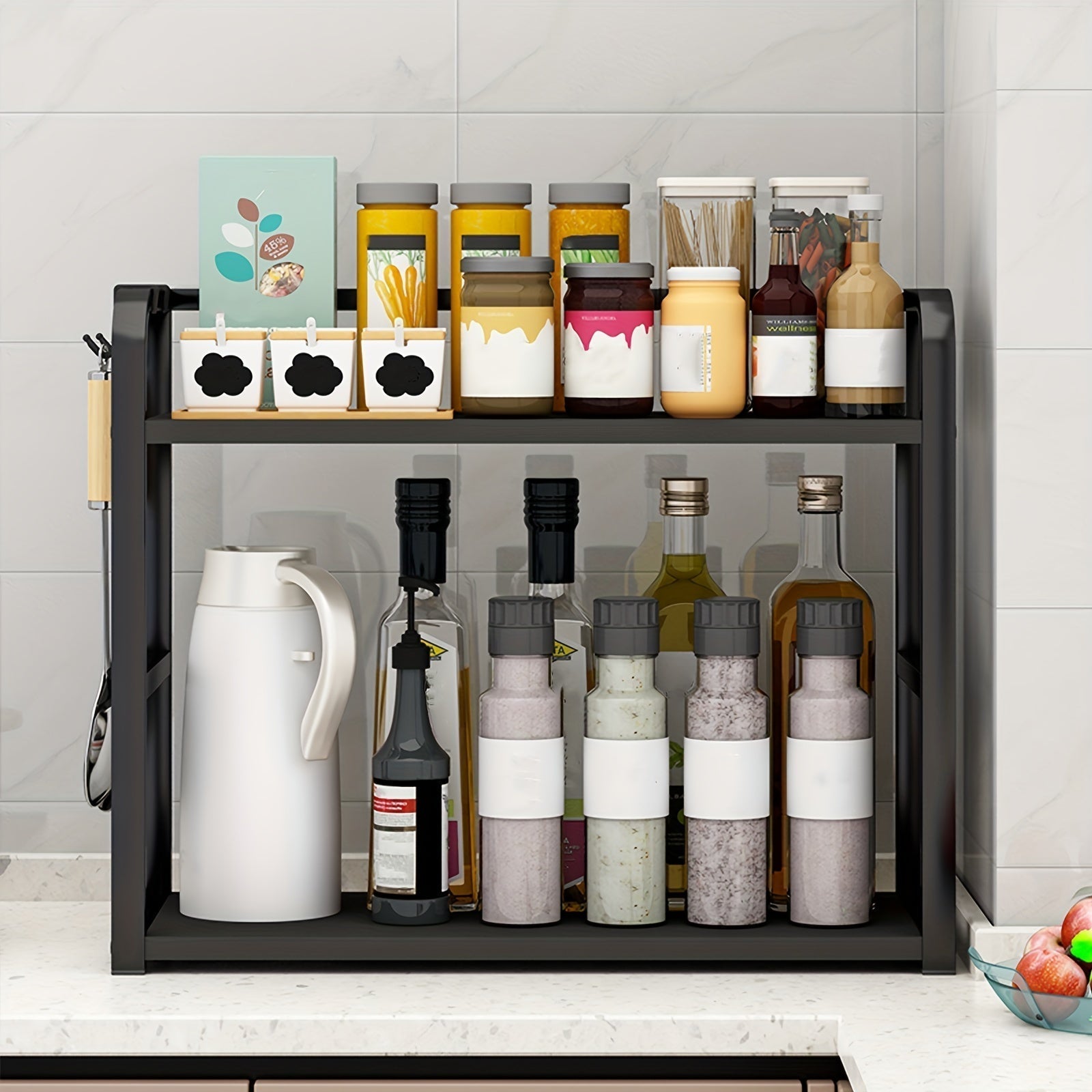 Étagère à épices de cuisine – Pratique et inoxydable