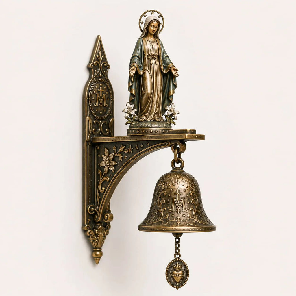 Horloge Murale en Bronze pour Prière et Autel Domestique