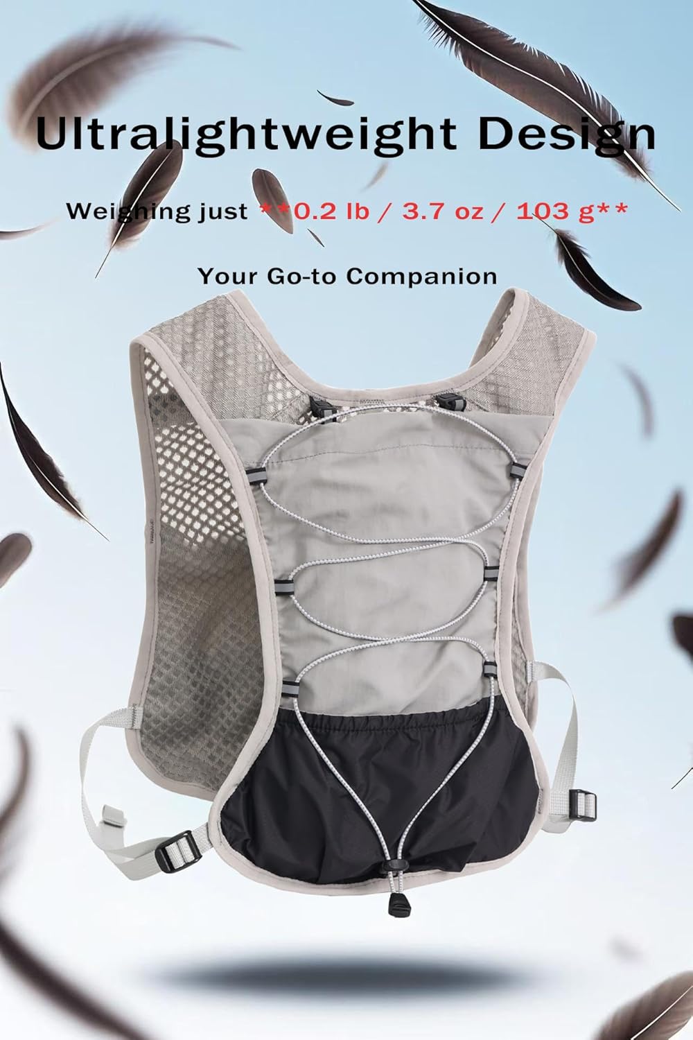 Gilet de Course Ultra-Léger avec Réservoir d'Eau de 2L – Dravien