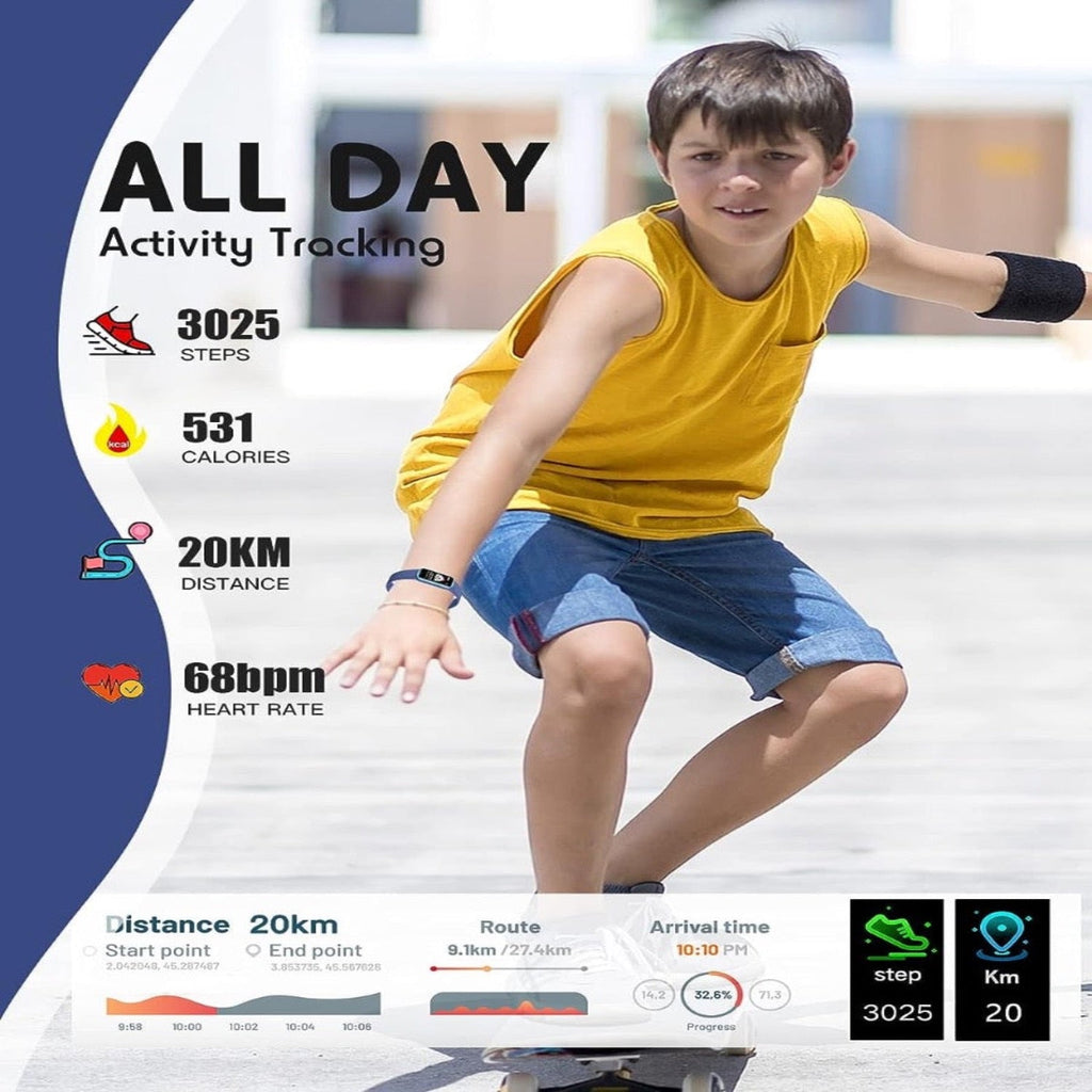 Montre de Fitness Slim pour Enfants - KidFit Pro