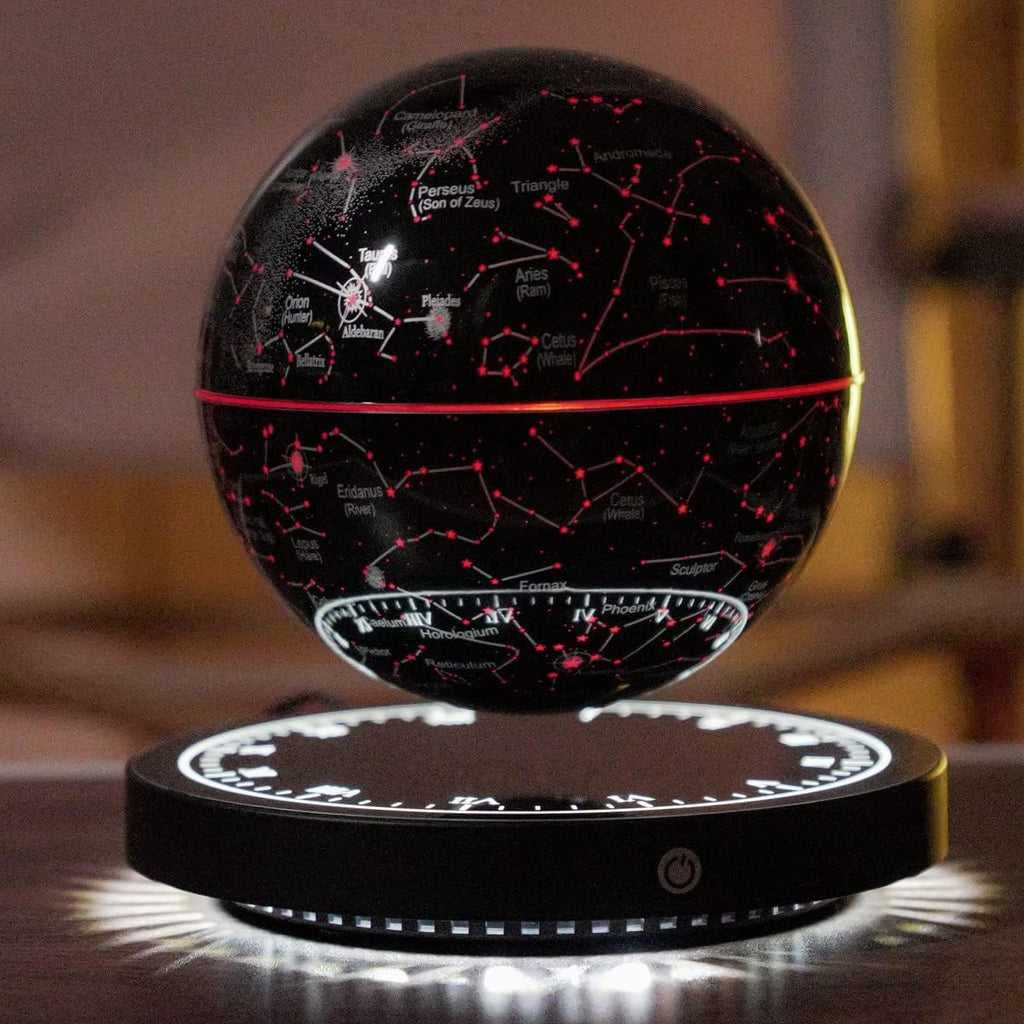 SkyOrbit™ | Lampe à constellation flottante rotative | Lévitation magnétique | Lumière d'ambiance