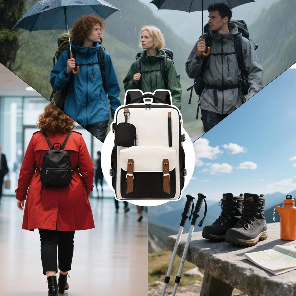 Sac à dos de voyage à grande capacité, imperméable et extensible – Elorio