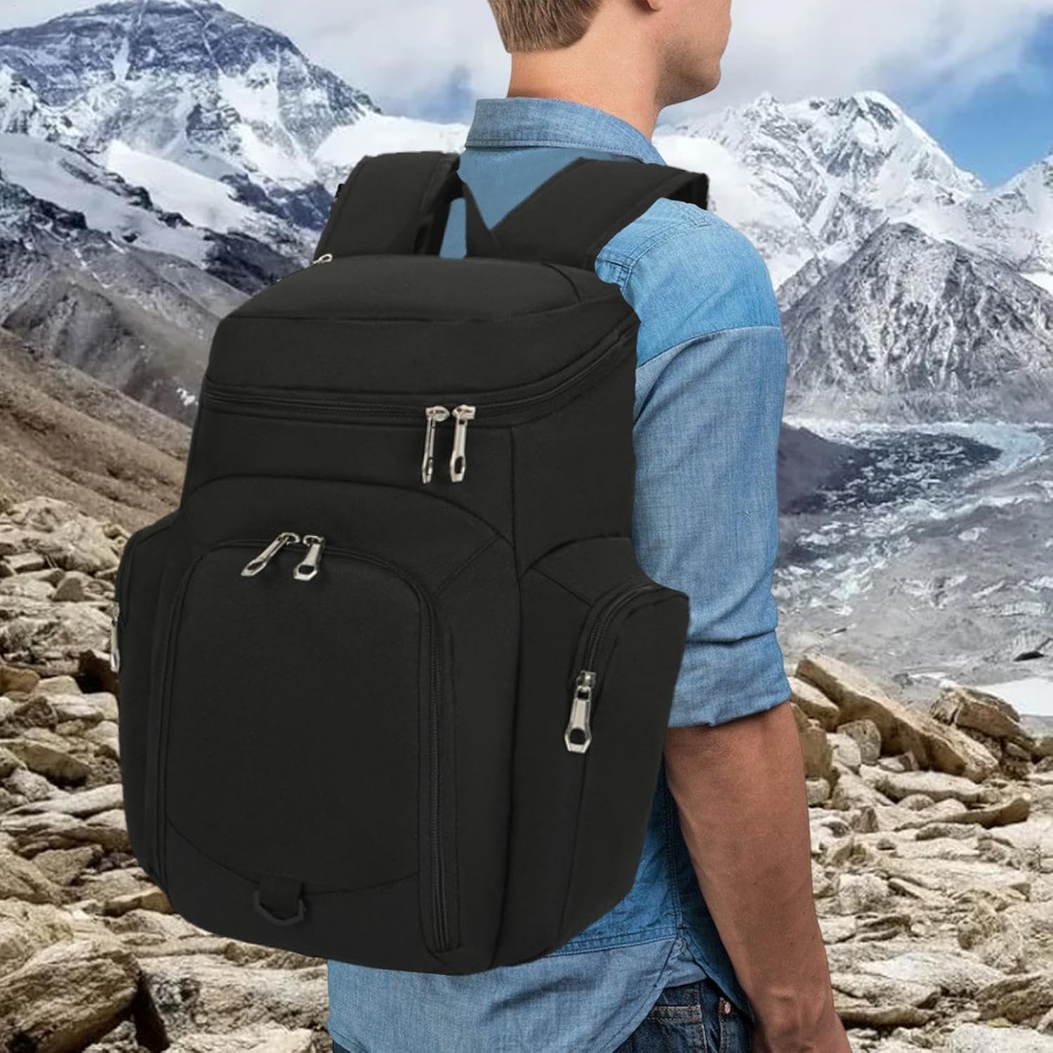Sac de basketball pour hommes – Grand sac de sport 30L avec fond imperméable – Draycor