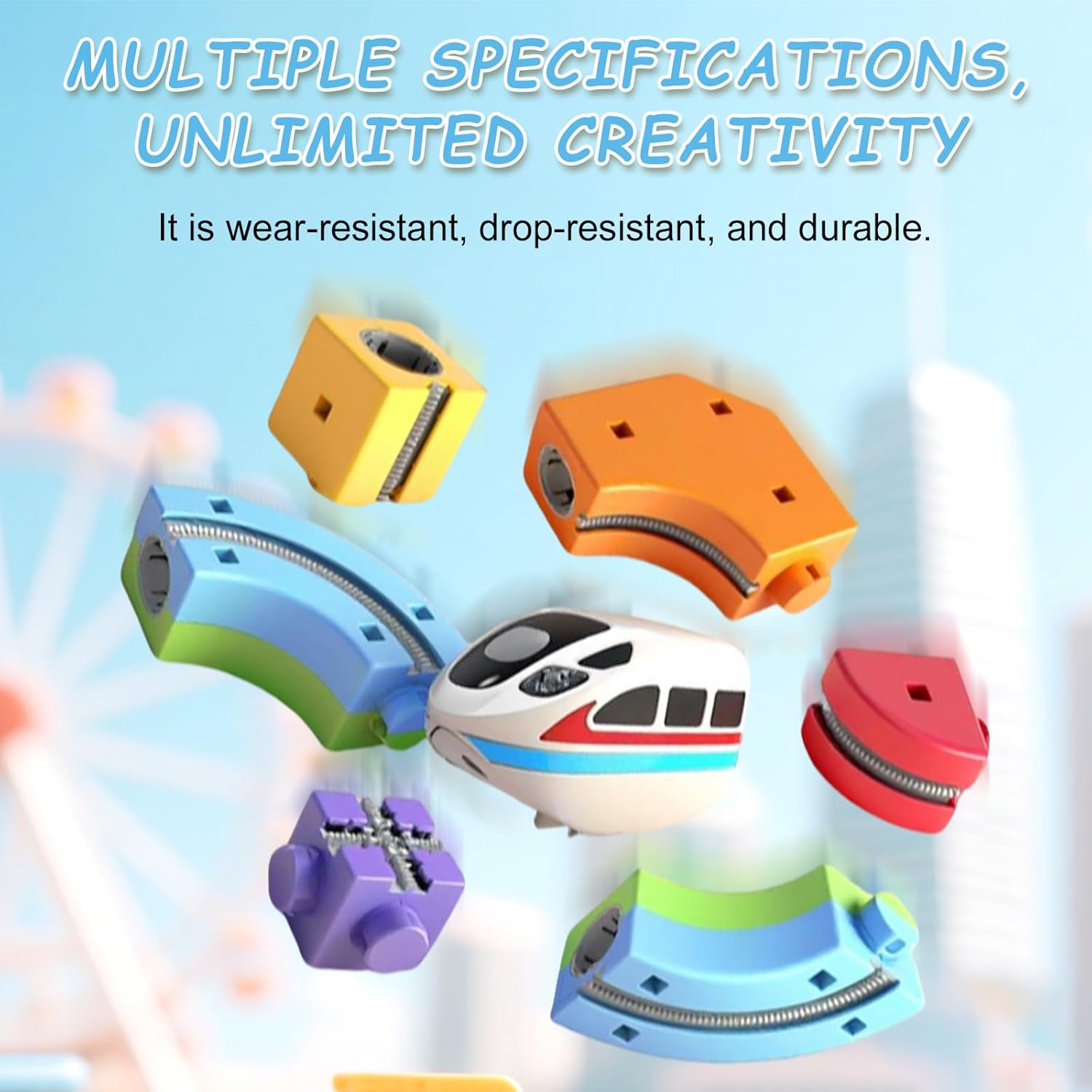 TrackBuilder™ | Circuit de course – Ensemble créatif de construction et de jeu (51/81 pièces)