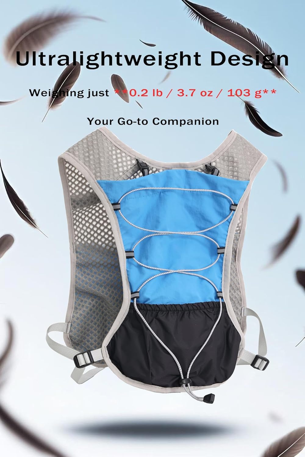 Gilet de Course Ultra-Léger avec Réservoir d'Eau de 2L – Dravien