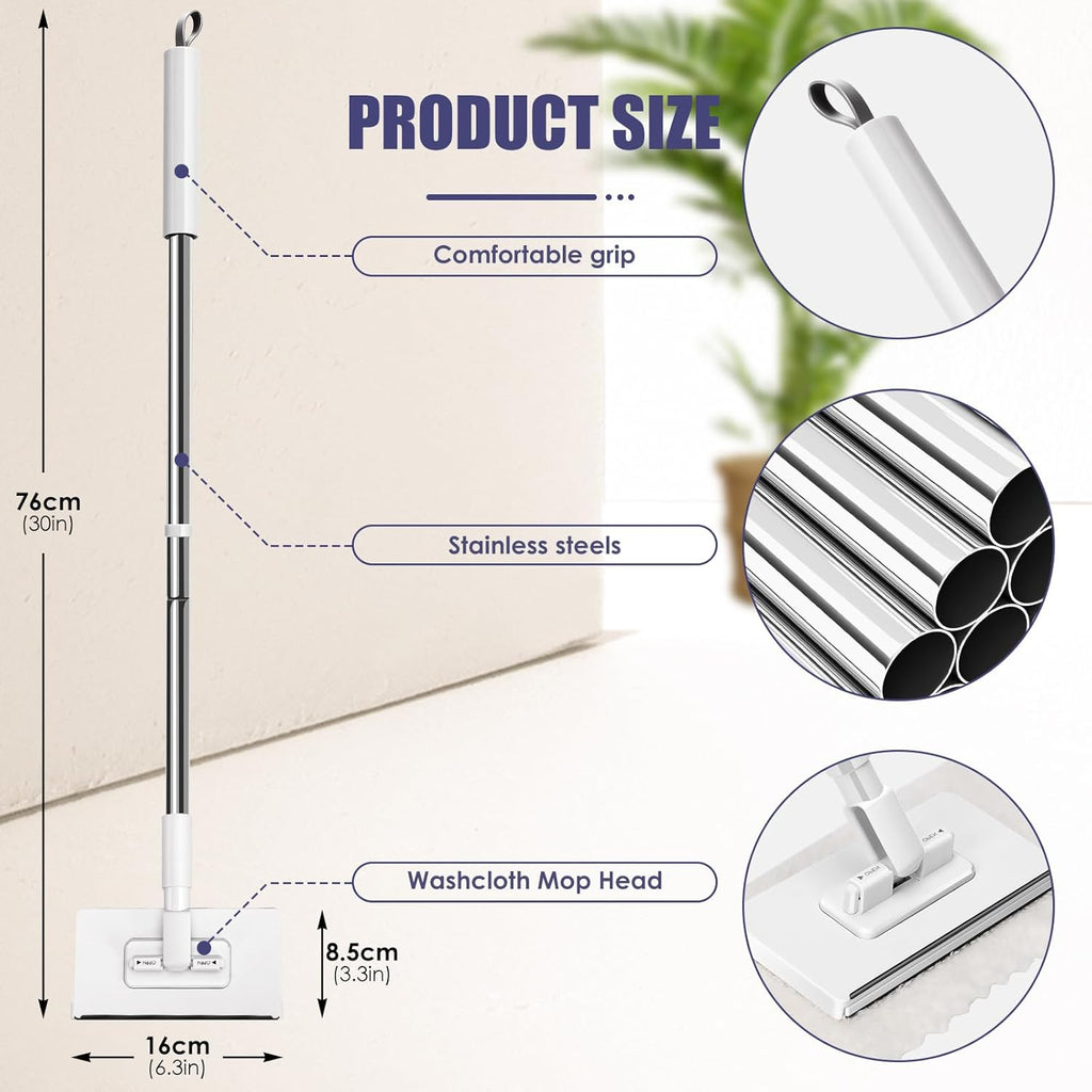 50% de réduction | SnapMop™ | Balai à franges jetable et hygiénique avec fixation par clip