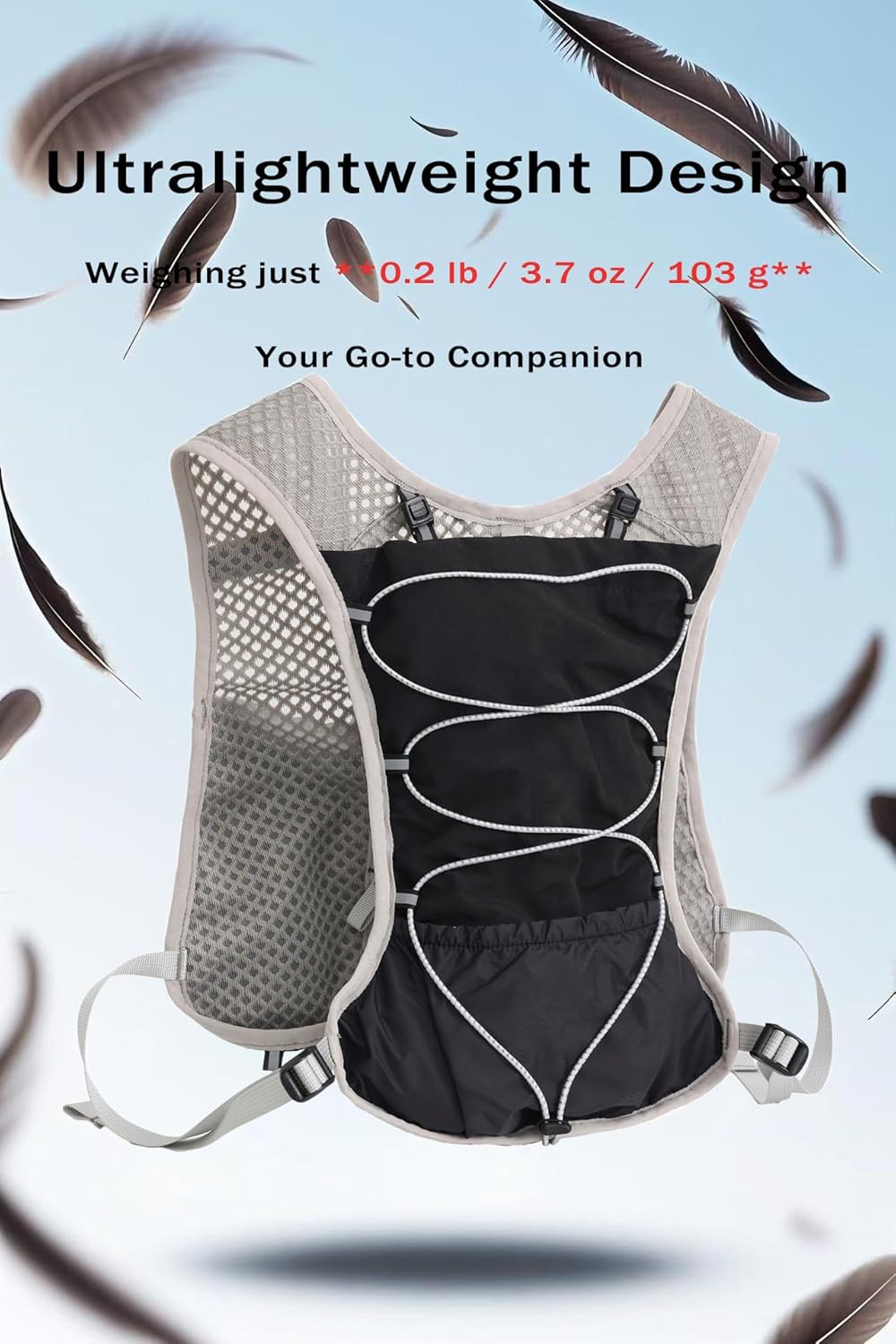 Gilet de Course Ultra-Léger avec Réservoir d'Eau de 2L – Dravien