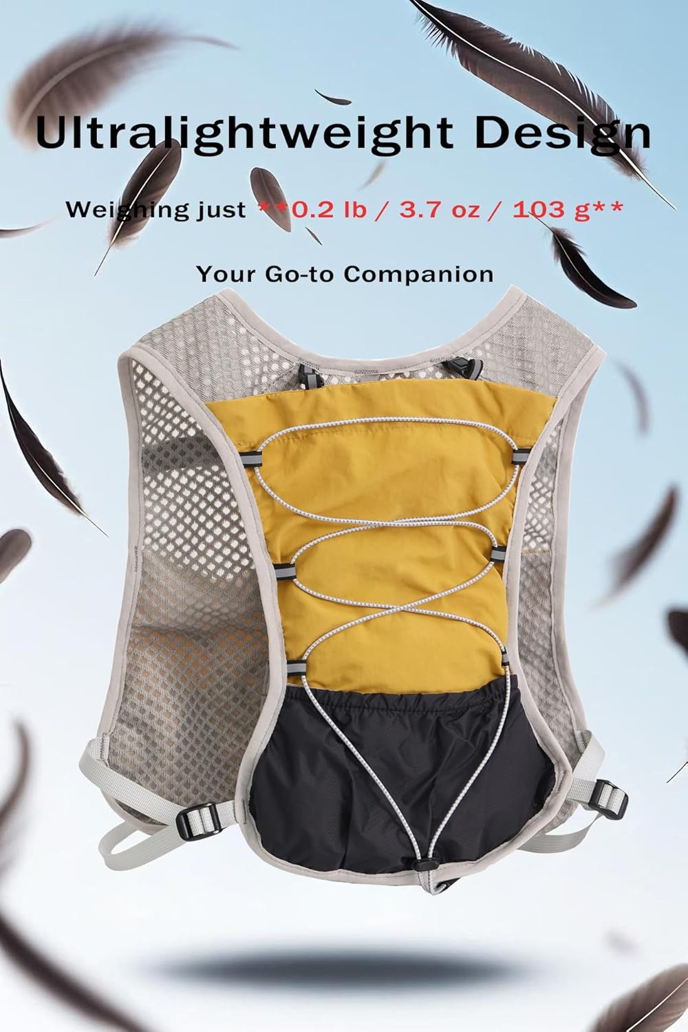 Gilet de Course Ultra-Léger avec Réservoir d'Eau de 2L – Dravien