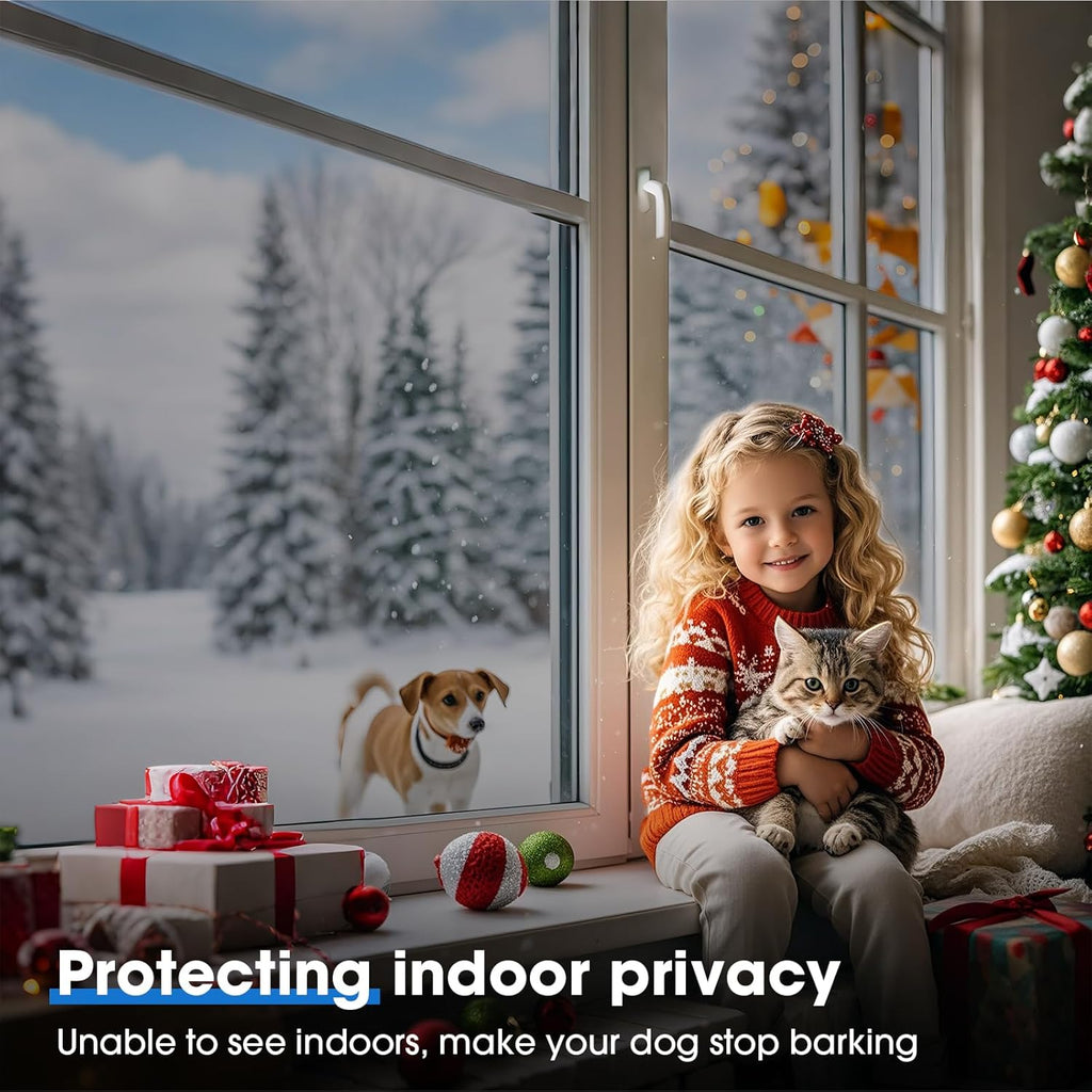 1+1 Gratuit  | VistaGuard | Film miroir autocollant pour protection visuelle et protection UV