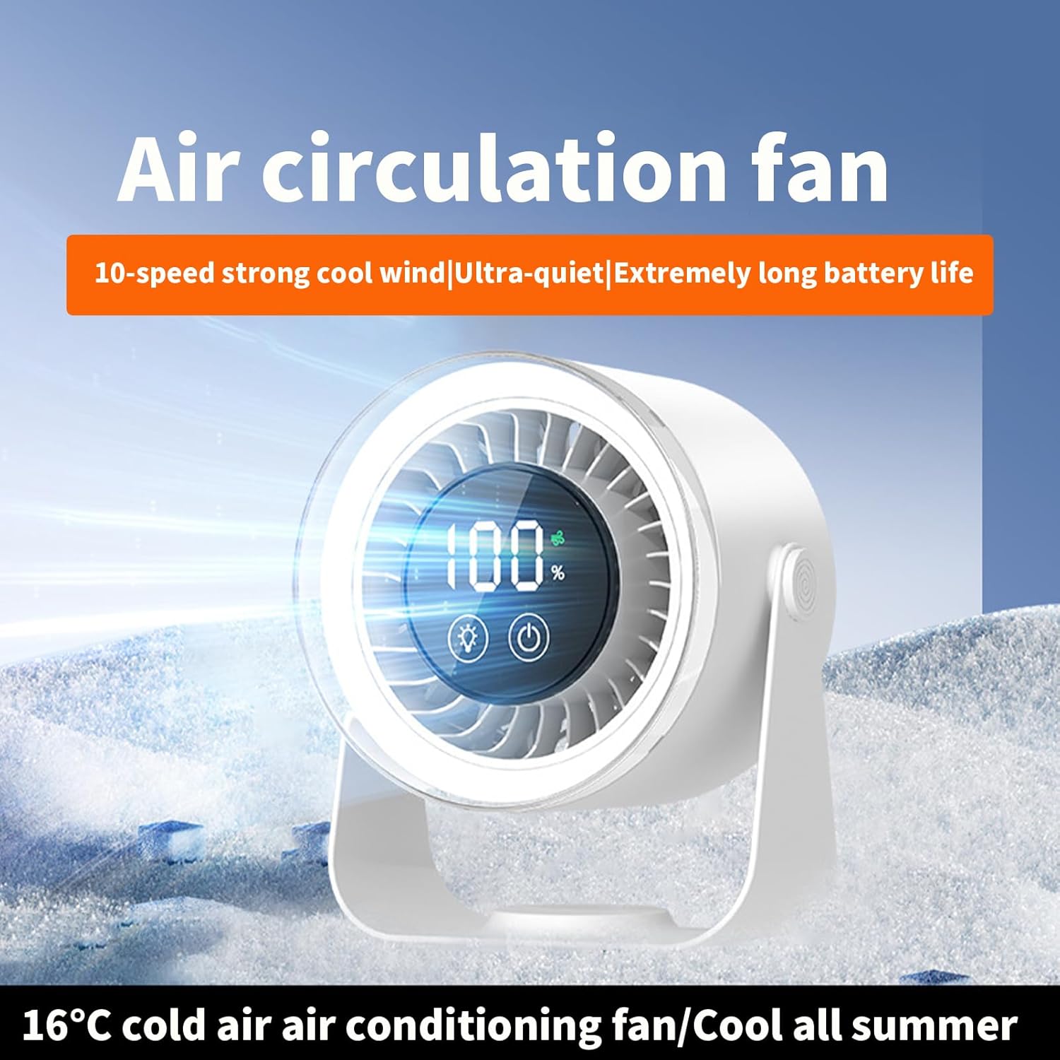 Ventilateur de bureau silencieux – Auralis