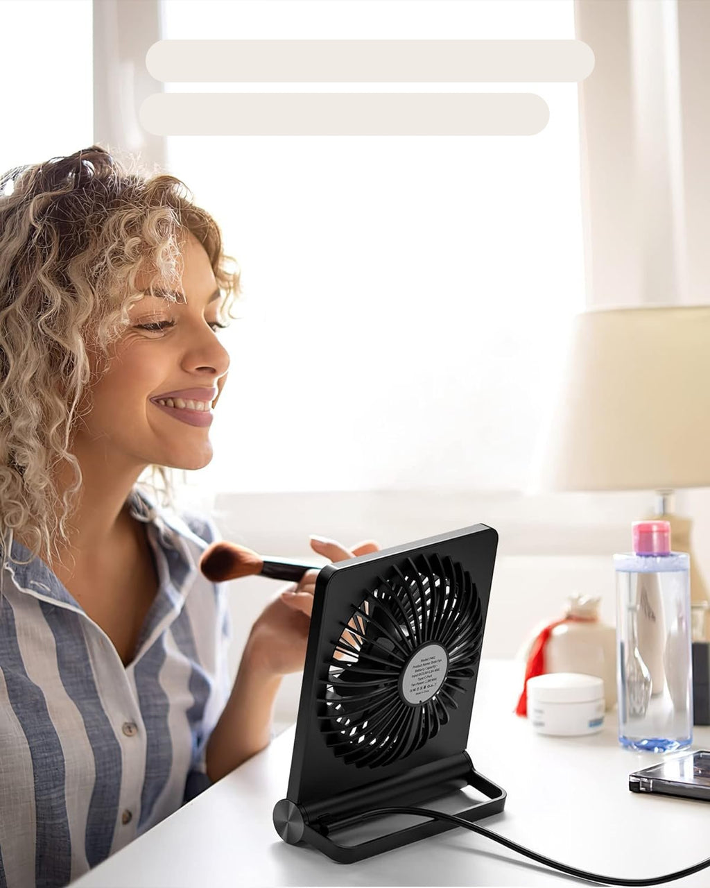 Ventilateur de table ultra léger pour vent fort